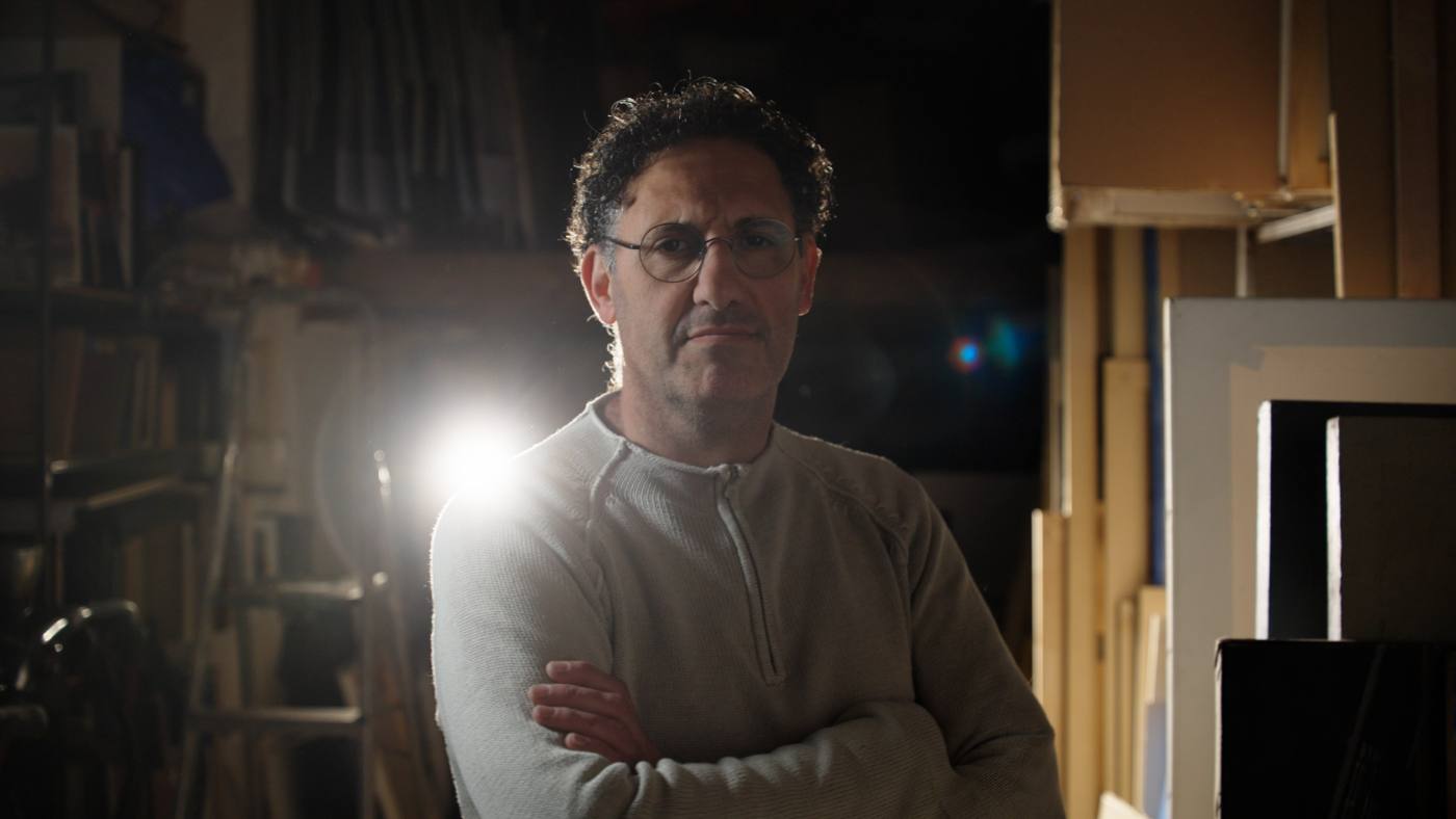 2PAINTINGS — Julián Gades in his studio